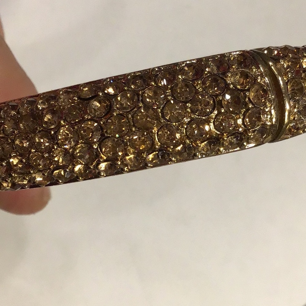 Monet Rhinestone Bangle Bracelet - image 5